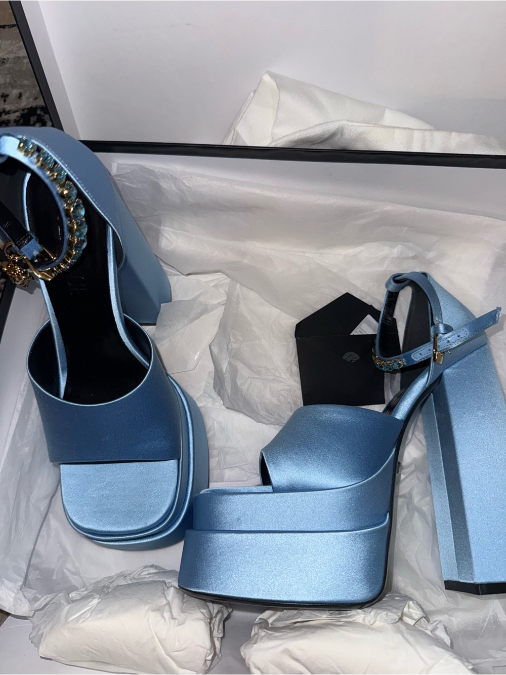 Versace Medusa Aevitas Platform Sandals